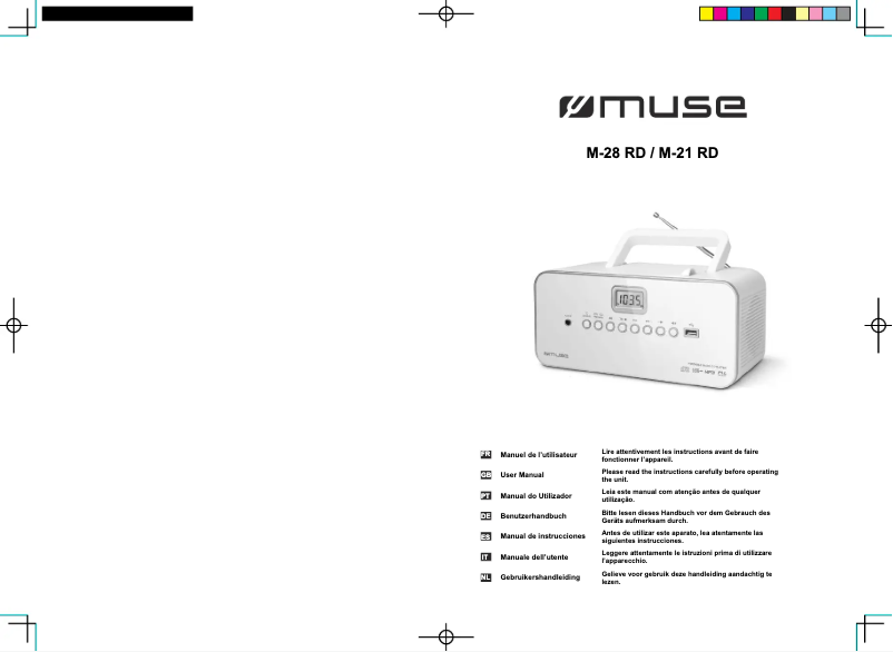 Imagen de la primera página del manual del dispositivo M-28 DG