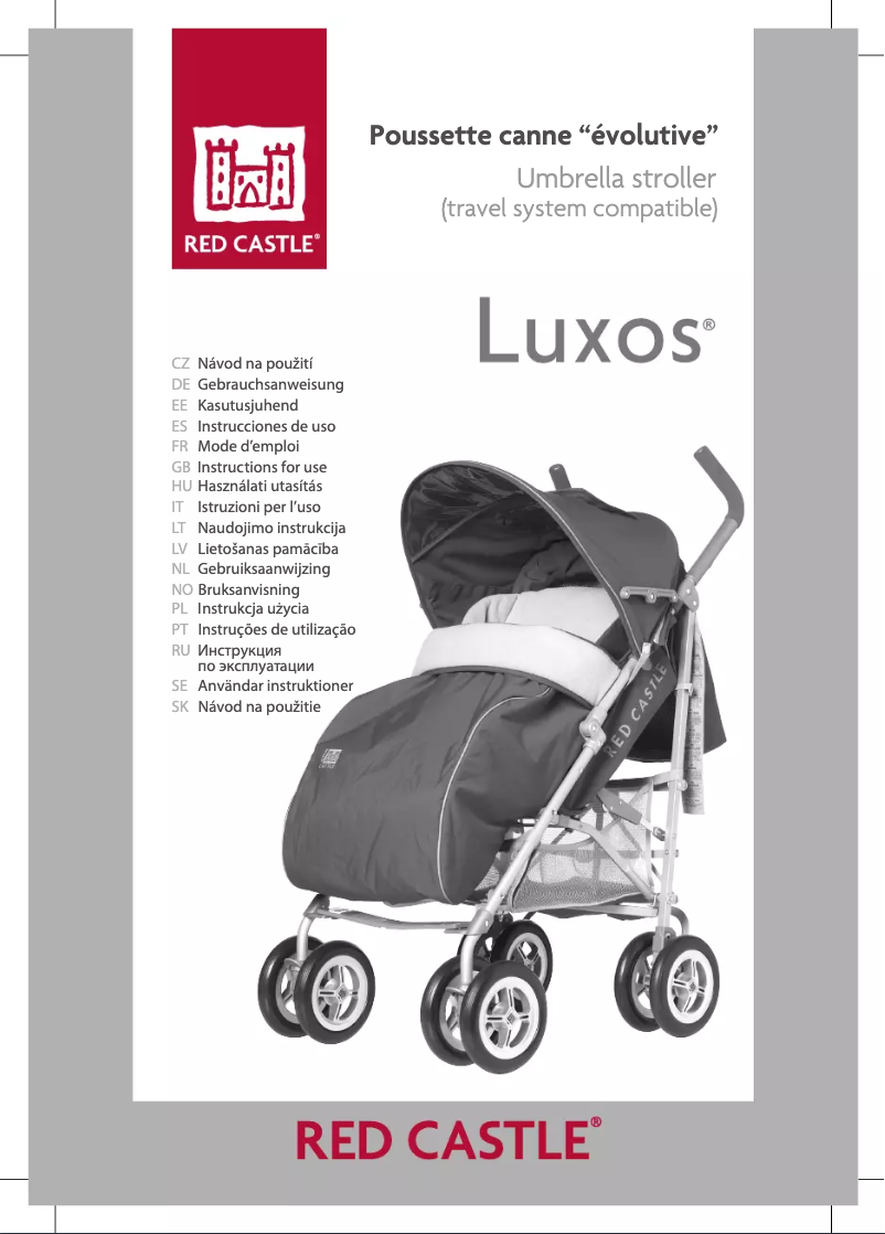 Page 1 de la notice Manuel utilisateur Red Castle Luxos