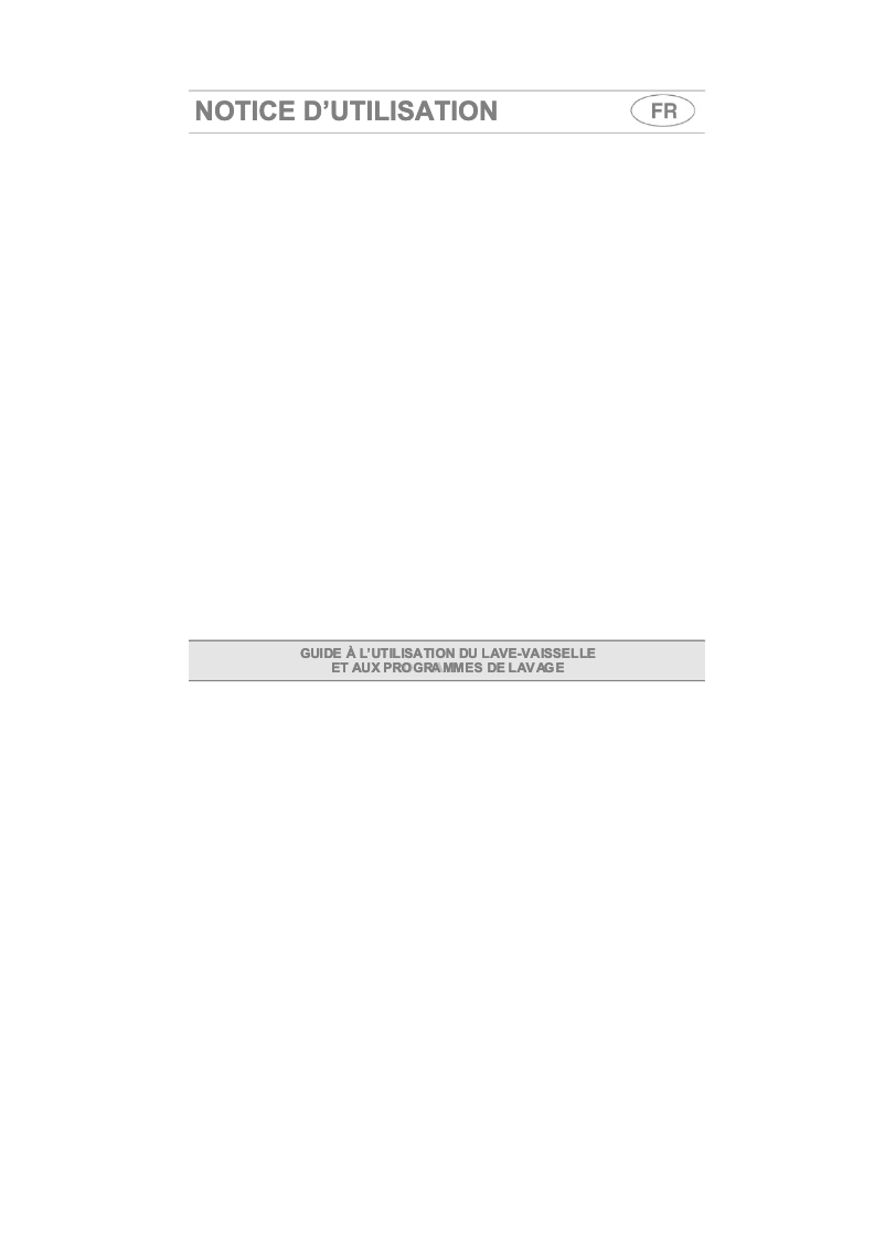 Page 1 de la notice Manuel utilisateur Smeg LSA6148B