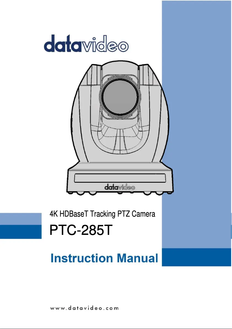 Página 1 del manual Manual de usuario DataVideo PTC-285T