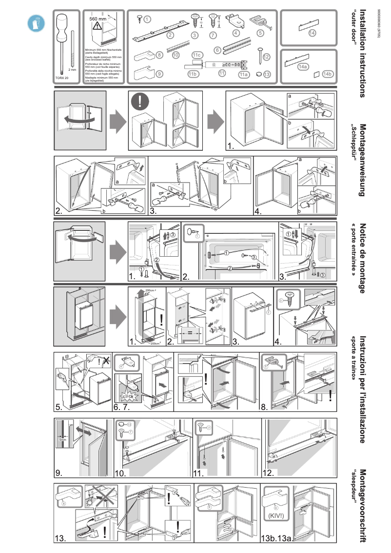 Page n°1 - Guide d'installation Siemens KI20RA20