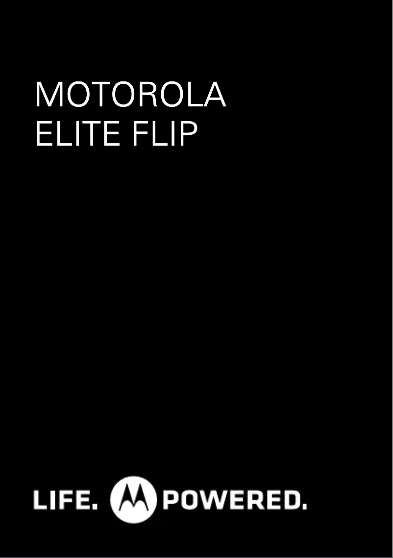 Page n°1 - Manuel utilisateur Zebra Elite Flip