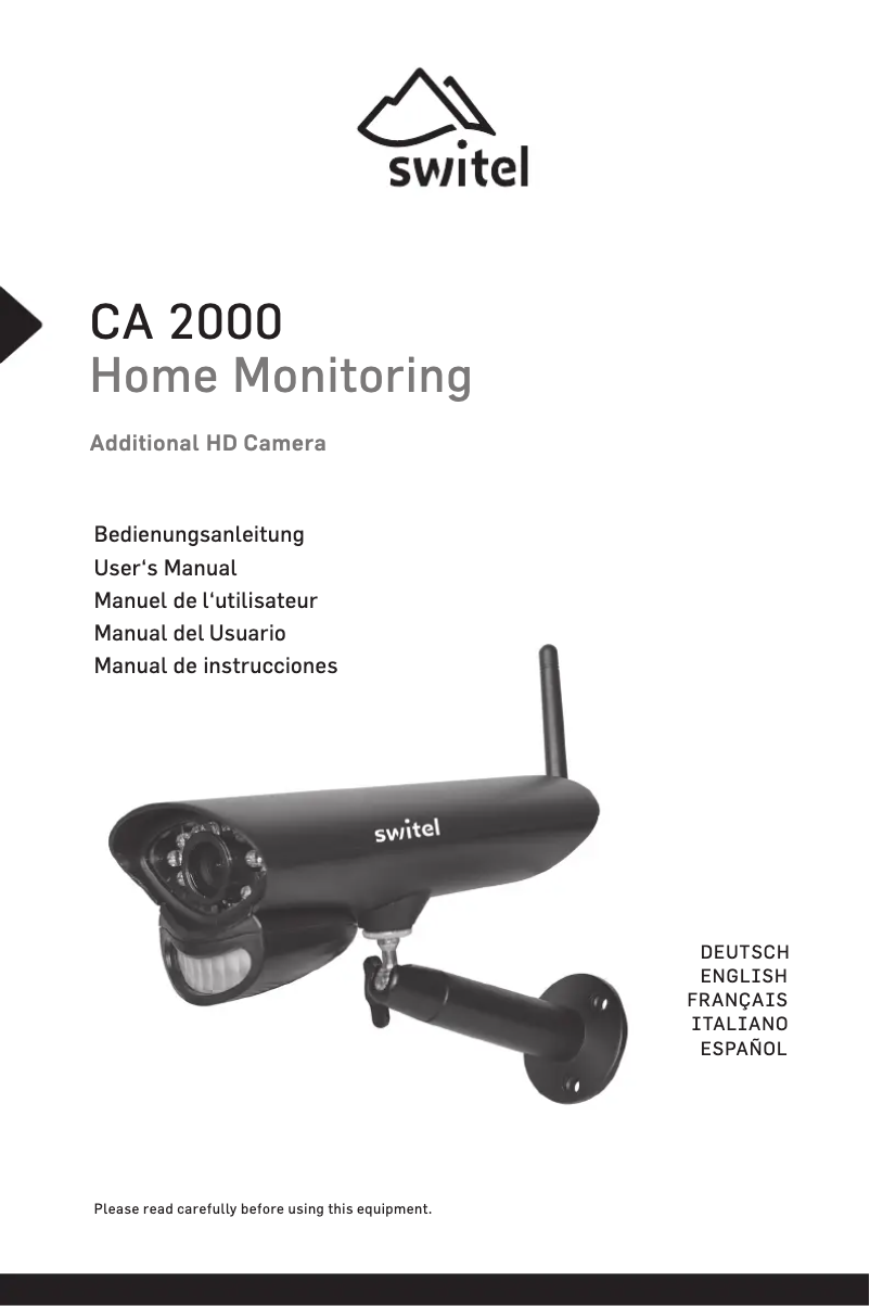 Page 1 de la notice Manuel utilisateur Switel CA 2000