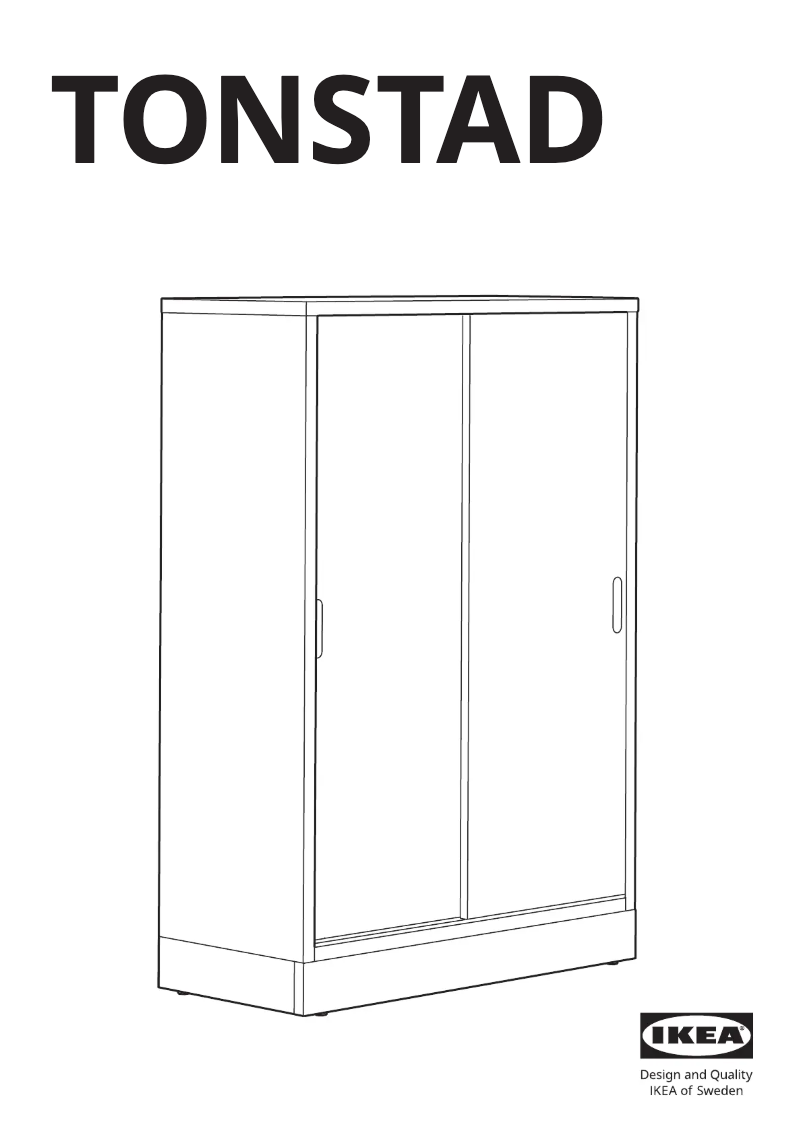 Imagen de la primera página del manual del dispositivo TONSTAD 104.892.31