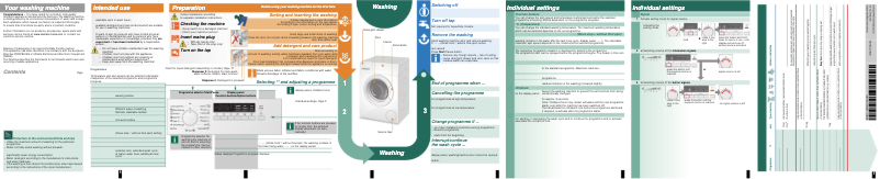 Page 1 de la notice Manuel utilisateur Siemens WM12P260GC