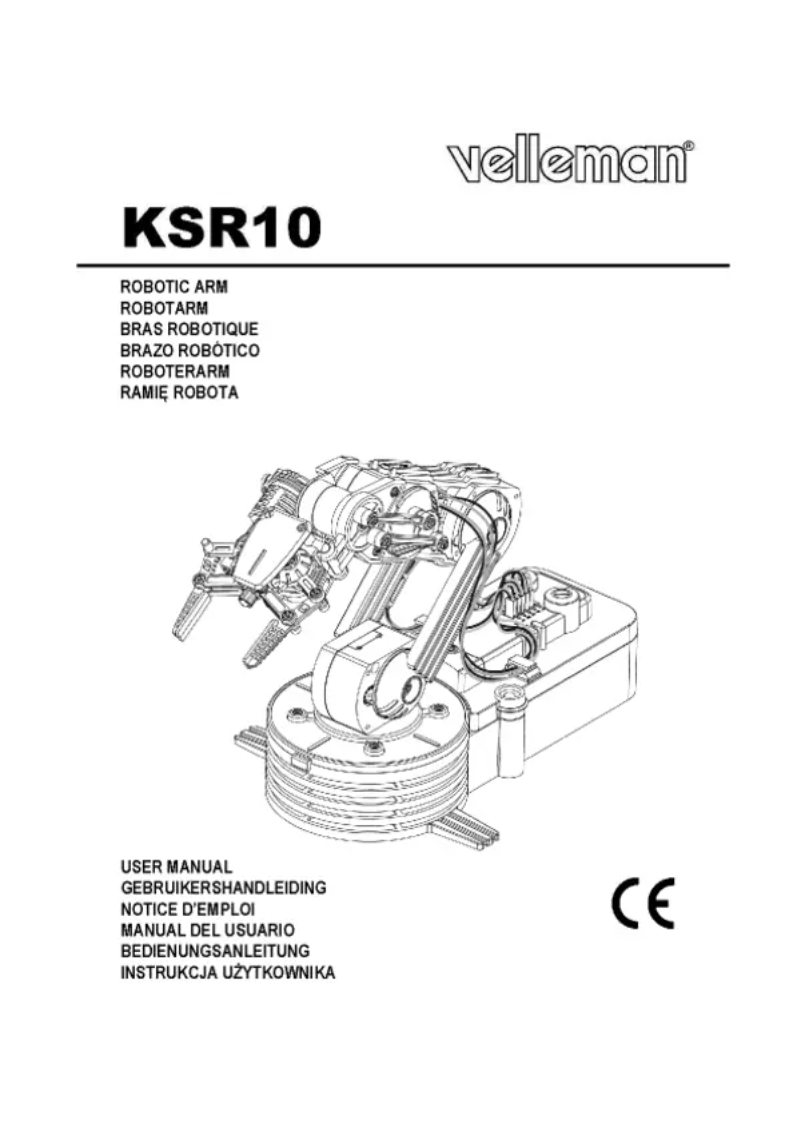 Page n°1 - Manuel utilisateur Velleman KSR10