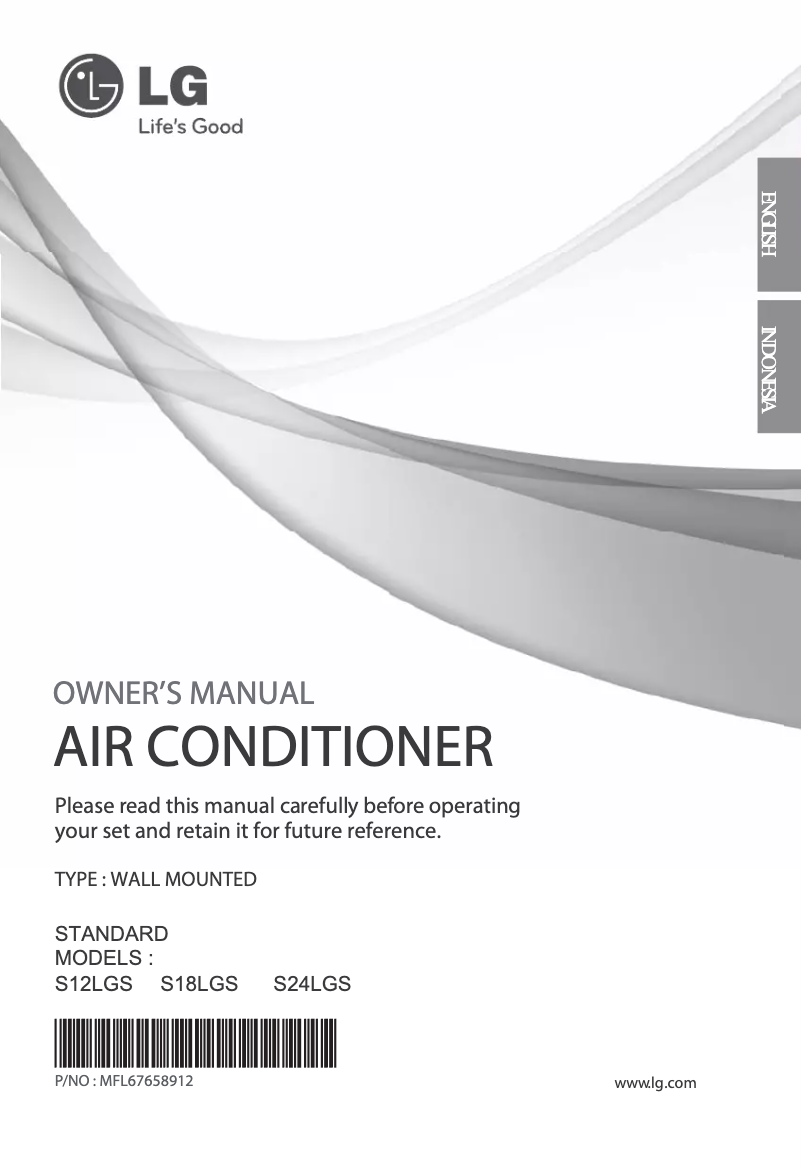 Page n°1 - Manuel utilisateur LG SN12S-2