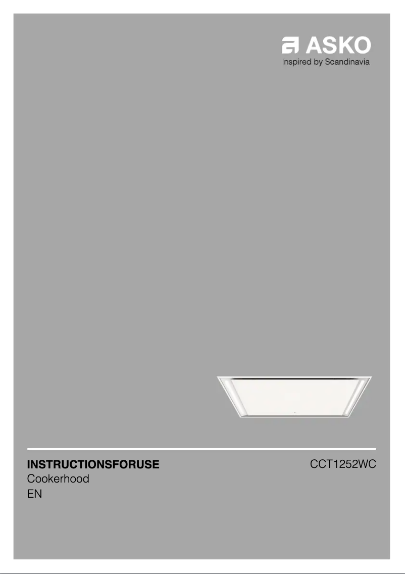 Page n°1 - Manuel utilisateur Asko CCT1252WC