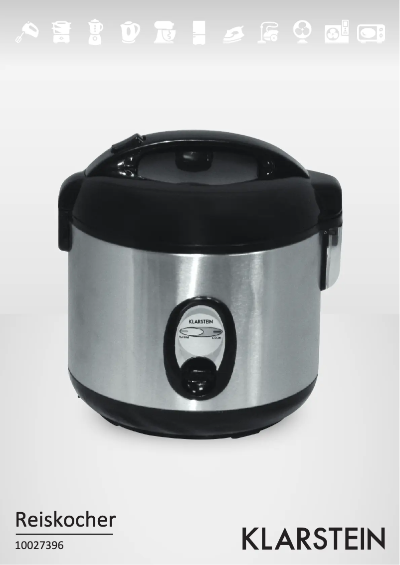 Page 1 de la notice Manuel utilisateur Klarstein 10027396