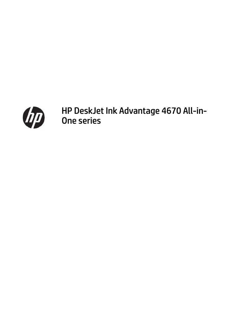 Page 1 de la notice Manuel utilisateur HP DeskJet Ink Advantage 4675