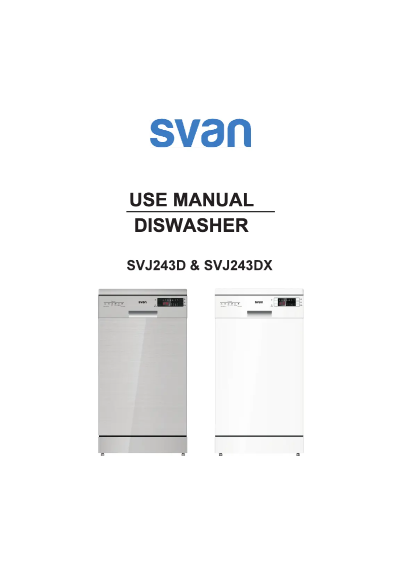 Image de la première page du manuel de l'appareil SVJ243DX