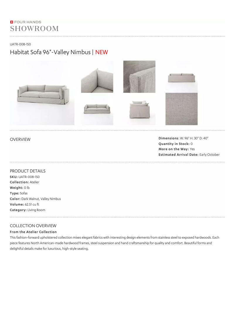 Image de la première page du manuel de l'appareil UATR-008-150