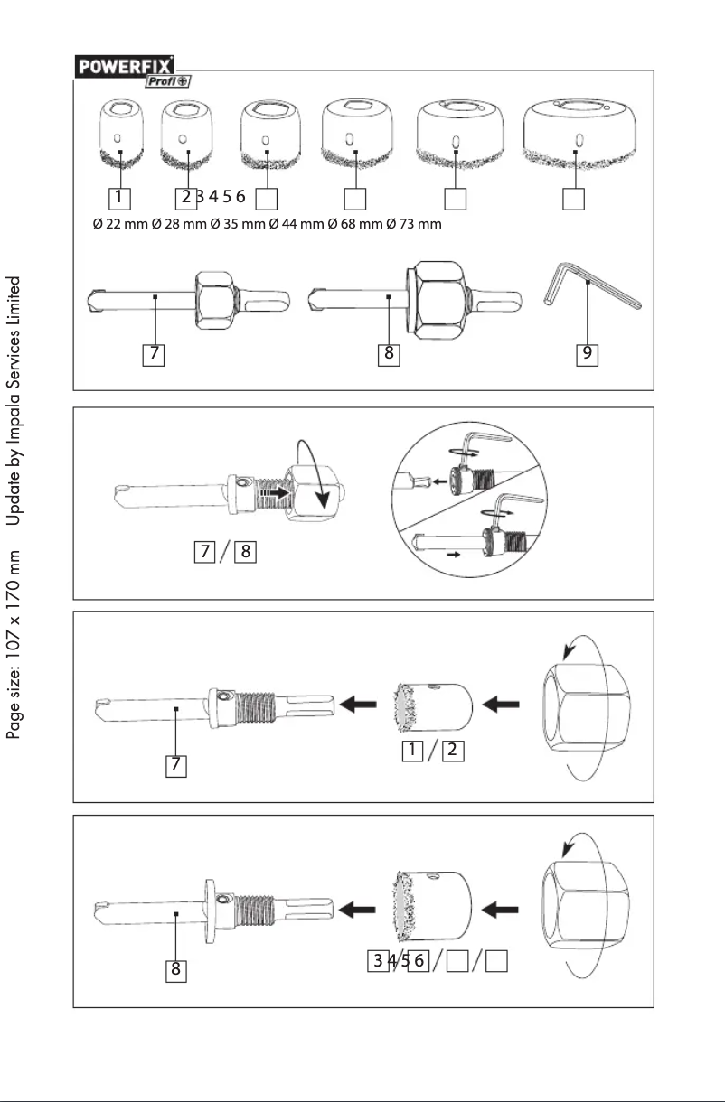 Página 1 del manual Manual de usuario Powerfix Z28396B