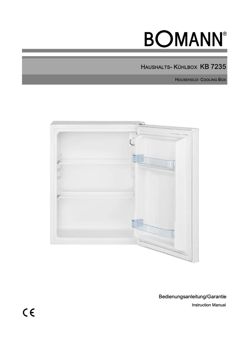 Image de la première page du manuel de l'appareil KB 7235