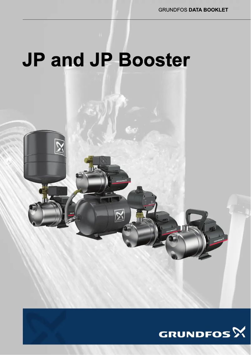 Page n°1 - Fiche technique Grundfos JP 3-42