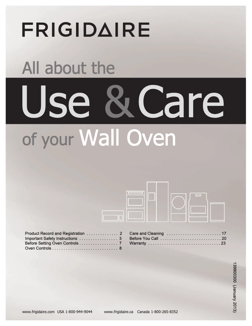 Image de la première page du manuel de l'appareil FFET3025PS