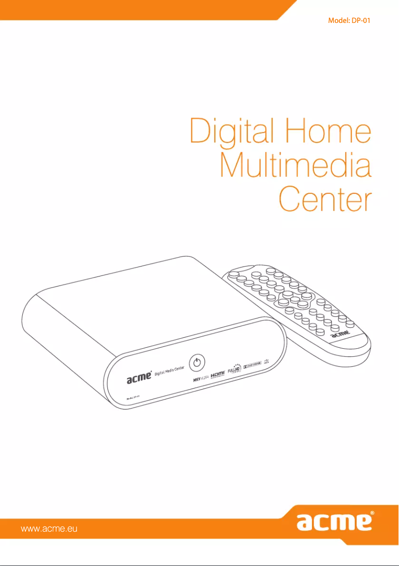 Page 1 de la notice Manuel utilisateur Acme United Acme DP-01