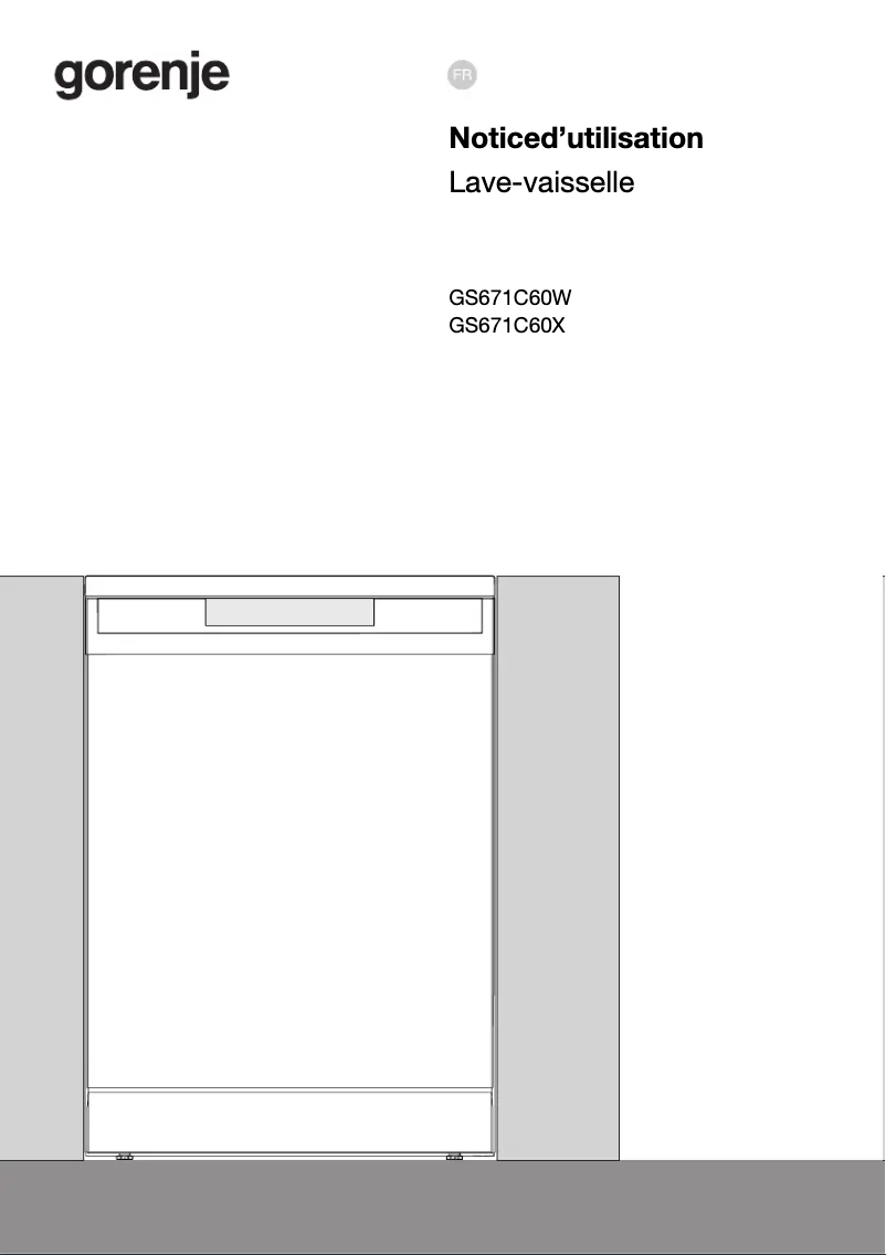 Page n°1 - Manuel utilisateur Gorenje GS671C60W