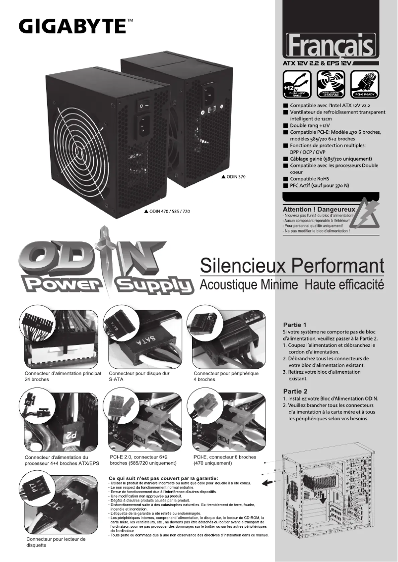 Imagen de la primera página del manual del dispositivo ODIN 370P