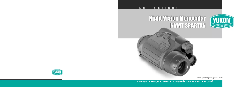 Page 1 de la notice Manuel utilisateur Yukon NVMT Spartan 4x50