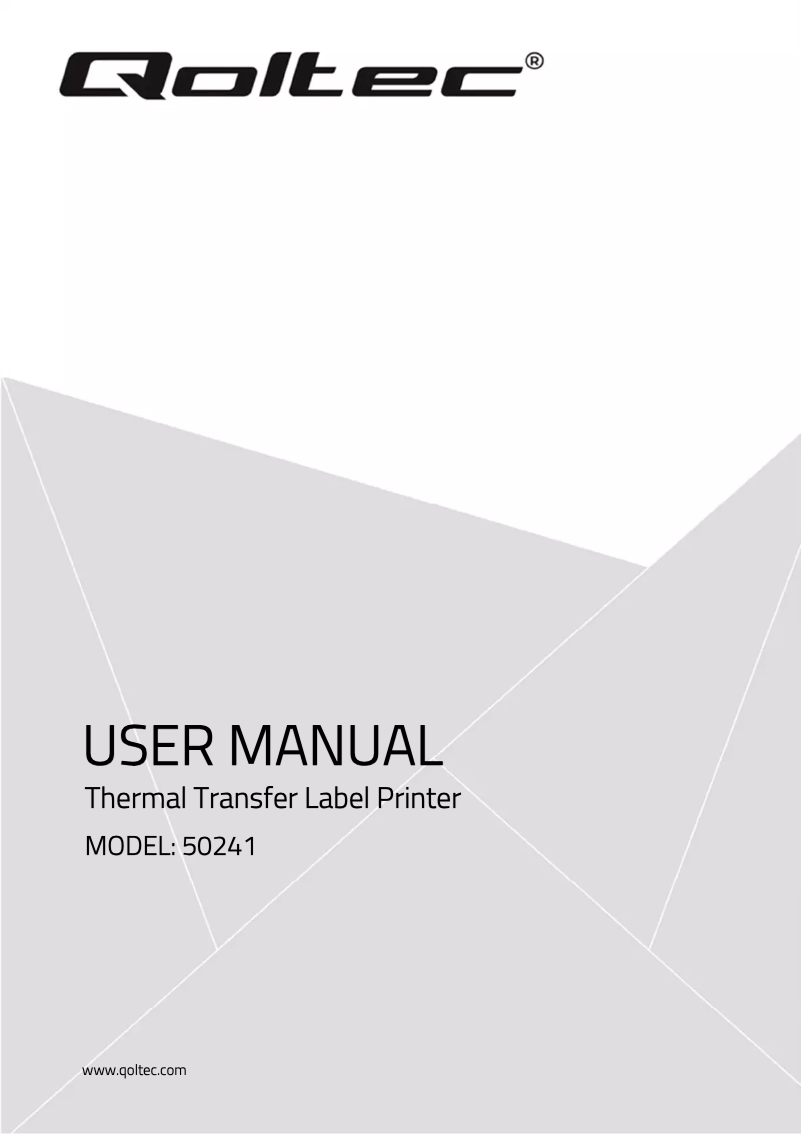 Page n°1 - Manuel utilisateur Qoltec 50241