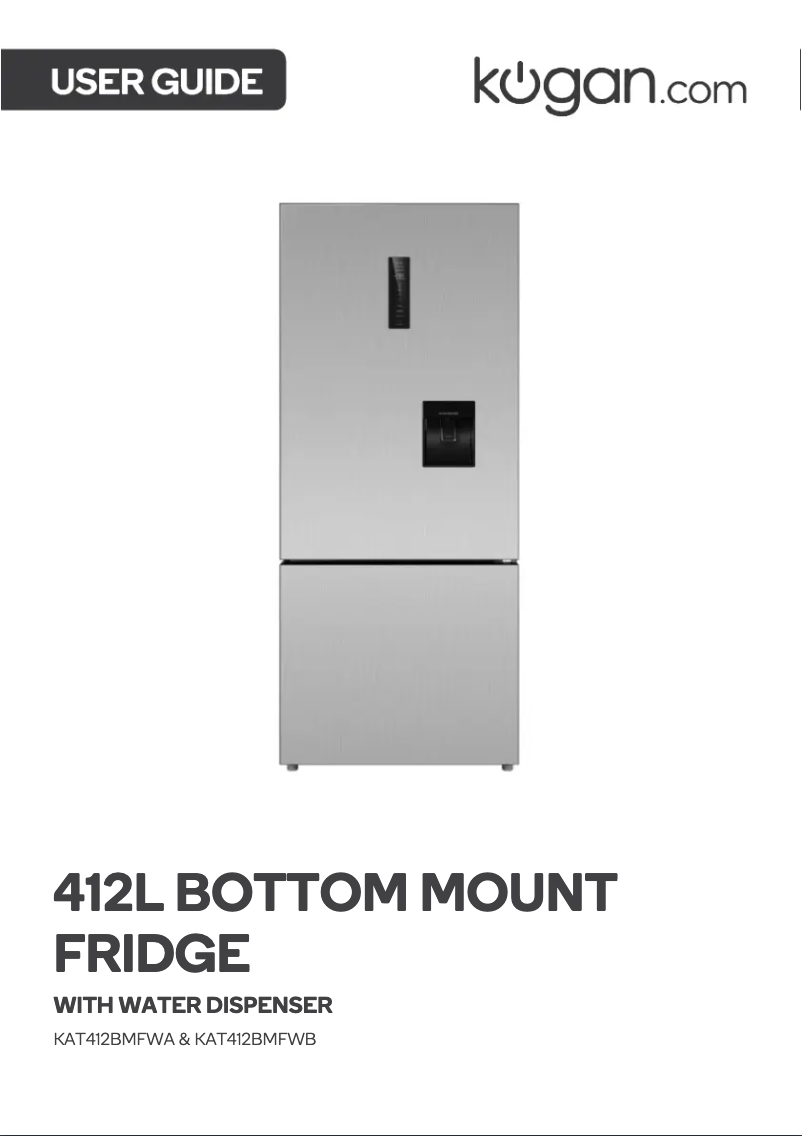 Page 1 de la notice Manuel utilisateur Kogan KAT412BMFWB