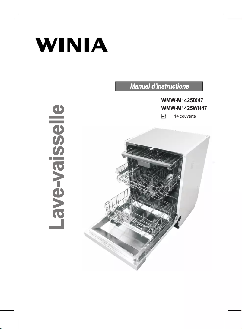 Page n°1 - Manuel utilisateur Winia WMW-M1425IX47