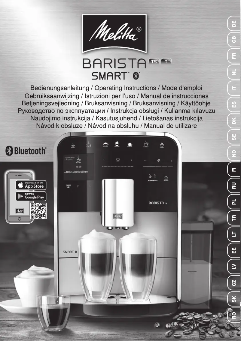 Página 1 del manual Manual de usuario Melitta Barista Smart TS