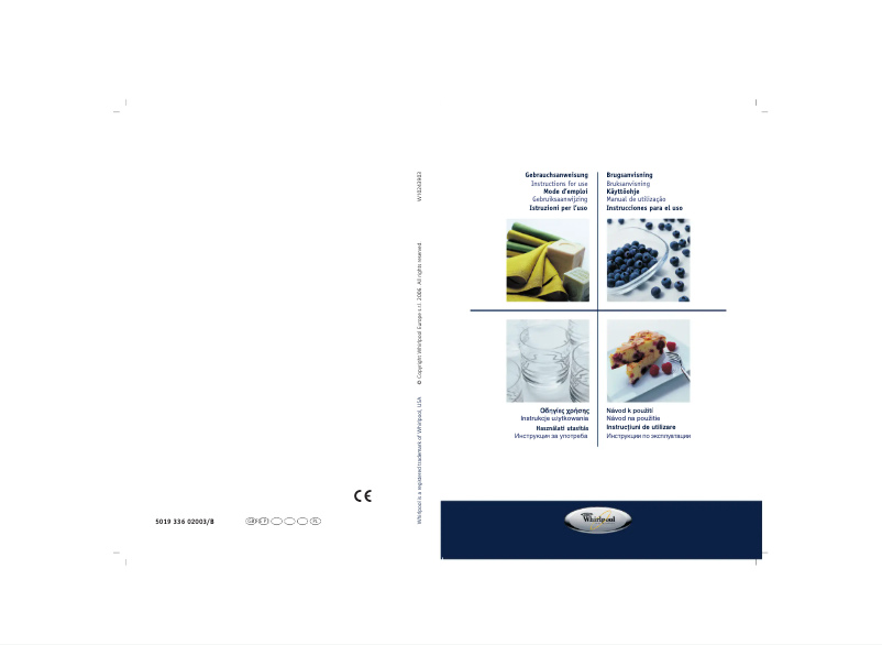 Page 1 de la notice Manuel utilisateur Whirlpool ARC 4139 IX