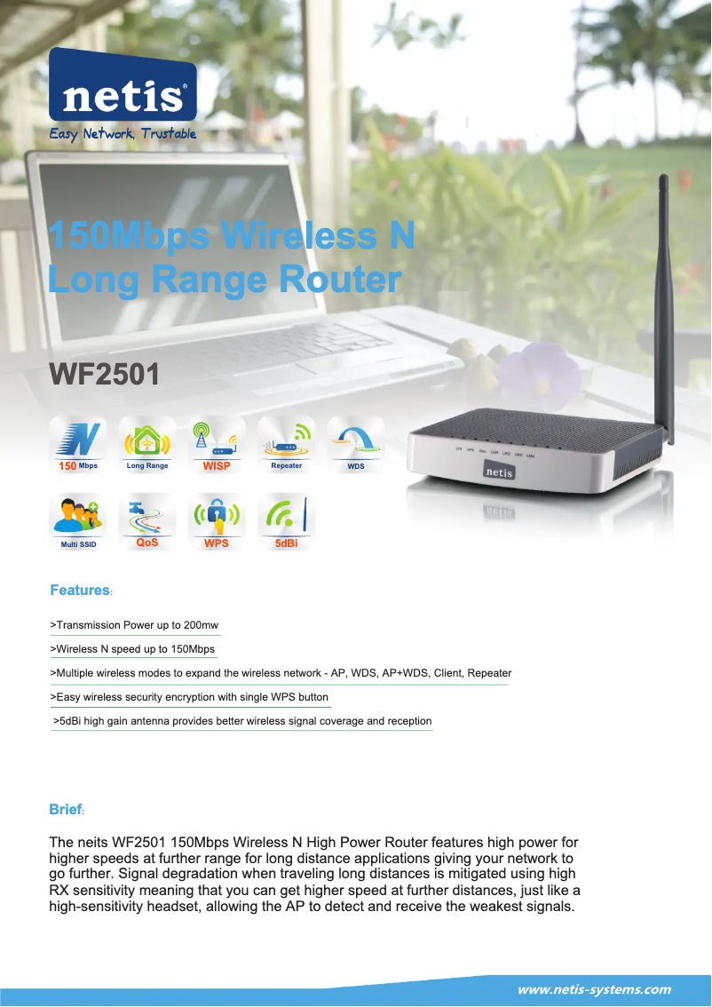 Image de la première page du manuel de l'appareil WF2501