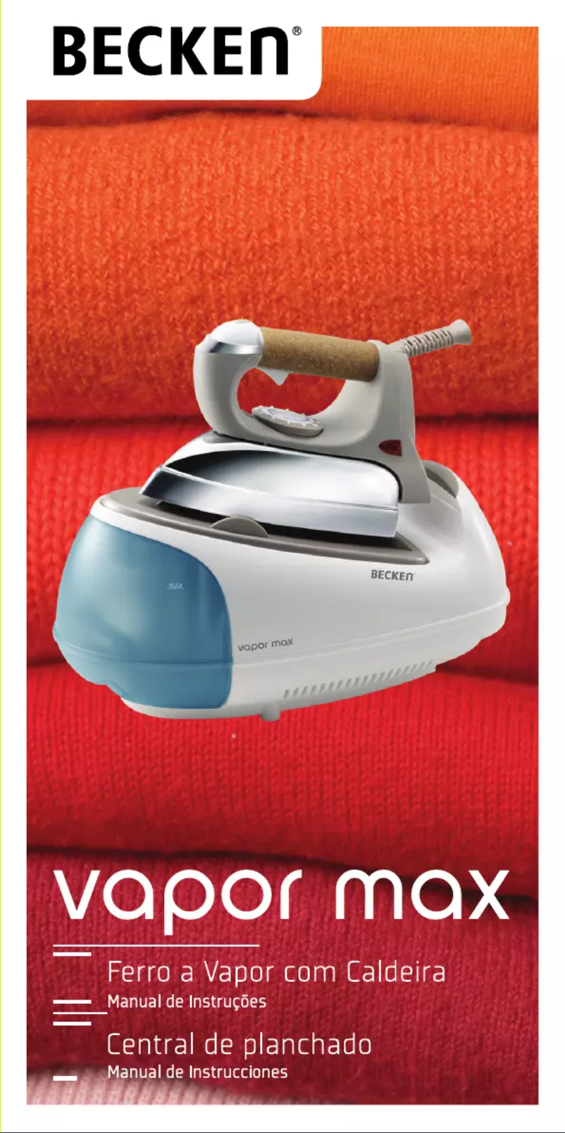 Page 1 de la notice Manuel utilisateur Becken Vapor Plus