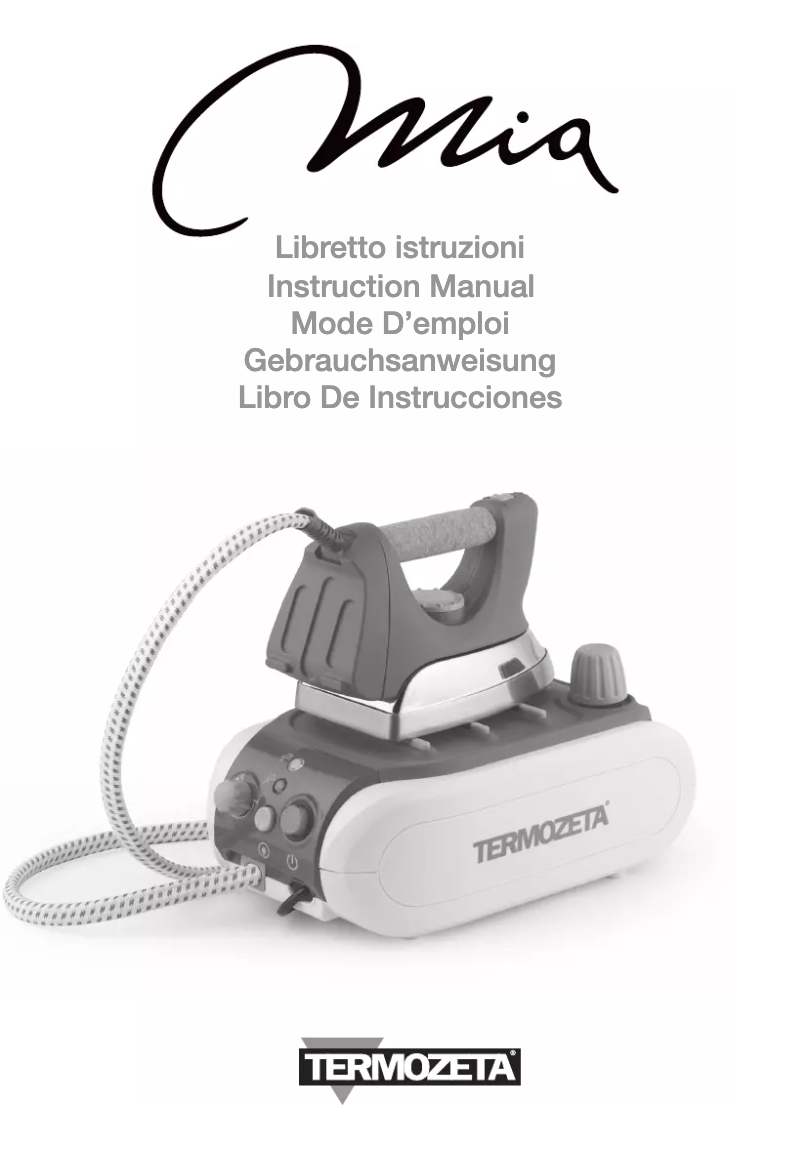 Page 1 de la notice Manuel utilisateur Termozeta Mia