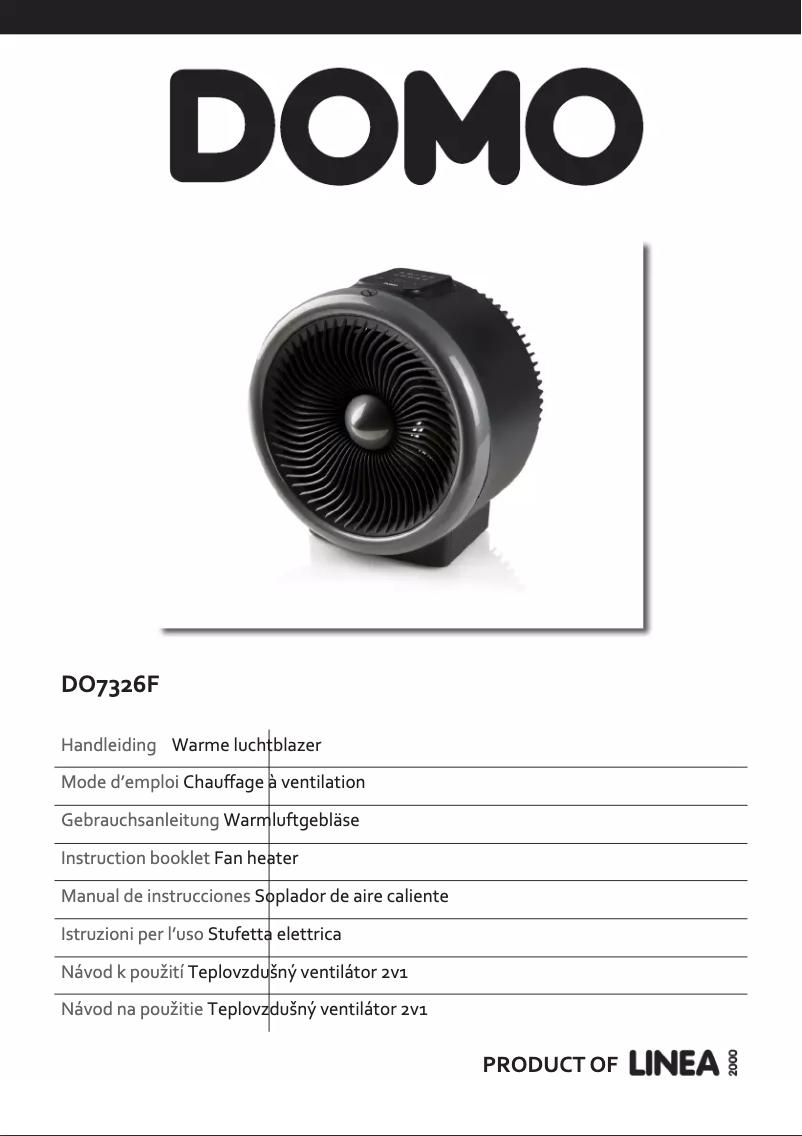 Page 1 de la notice Manuel utilisateur Domo DO7326F