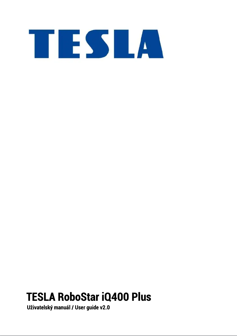 Image de la première page du manuel de l'appareil RoboStar iQ400 Plus