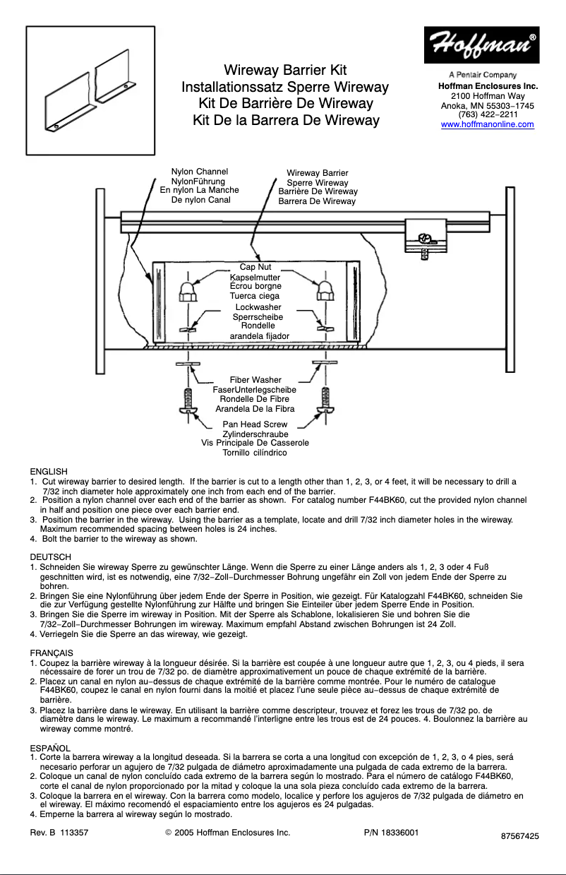 Image de la première page du manuel de l'appareil F88BK60