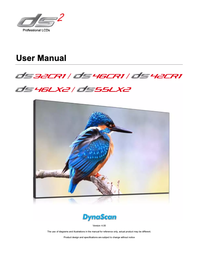 Imagen de la primera página del manual del dispositivo DS46LX2