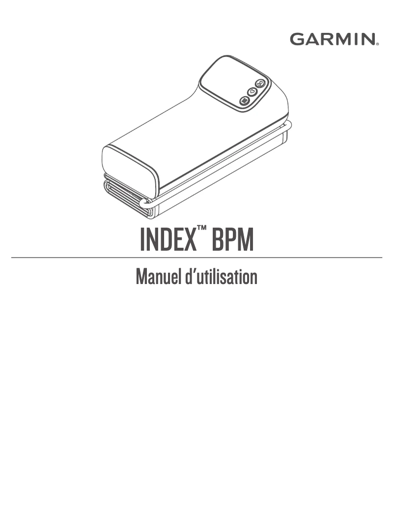 Image de la première page du manuel de l'appareil Index BPM