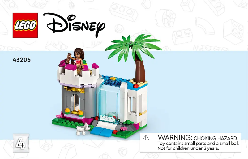 Página 1 del manual Instrucciones visuales Lego Disney 43205