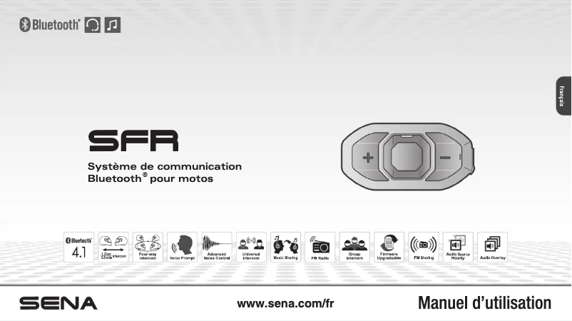 Image de la première page du manuel de l'appareil SFR