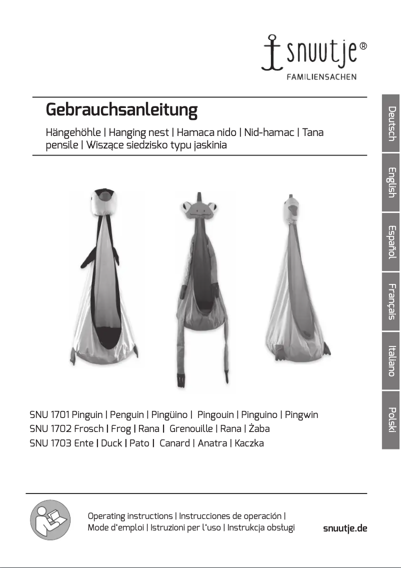 Page 1 de la notice Manuel utilisateur ADE Snuutje SNU 1701