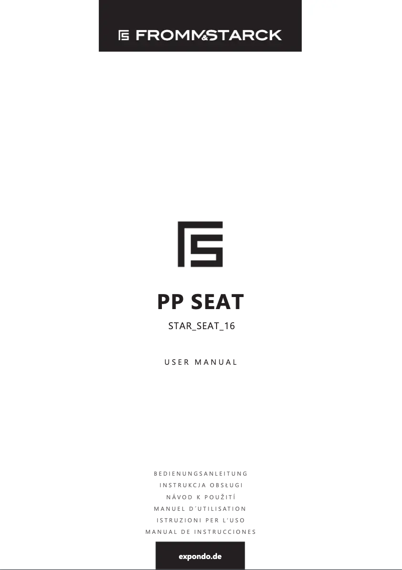 Page n°1 - Manuel utilisateur Fromm & Starck STAR_SEAT_16