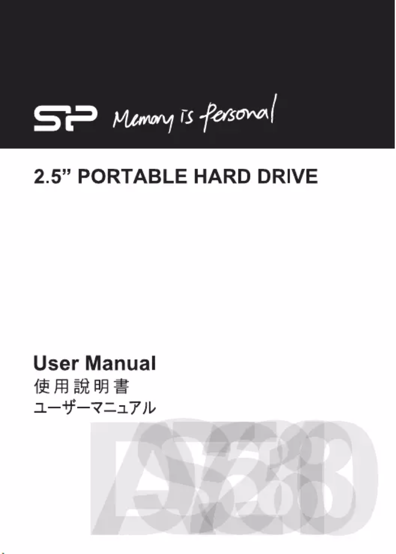 Page n°1 - Manuel utilisateur Silicon Power Armor A60