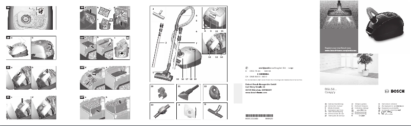 Página 1 del manual Manual de usuario Bosch Cosyy'y BGLS4A444