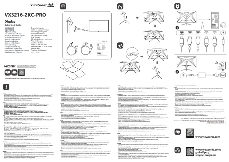 Image de la première page du manuel de l'appareil VX3216-2KC-PRO