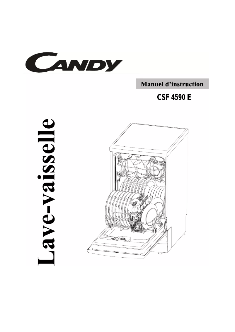Image de la première page du manuel de l'appareil CSF 4590 E