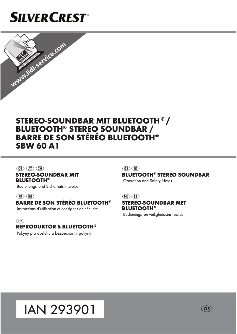 Page 1 de la notice Manuel utilisateur SilverCrest SBW 60 A1
