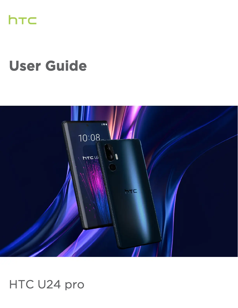 Image de la première page du manuel de l'appareil U24 pro