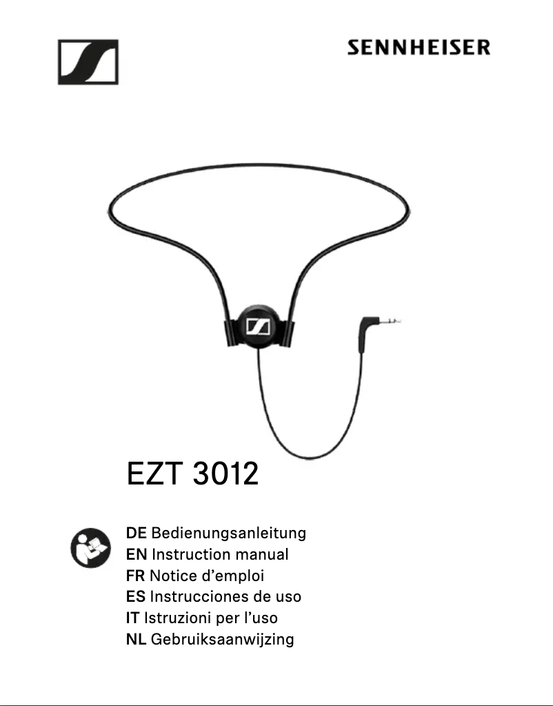 Page 1 de la notice Manuel utilisateur Sennheiser EZT 3012