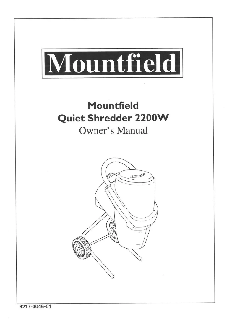 Page 1 de la notice Manuel utilisateur Mountfield MCS2200