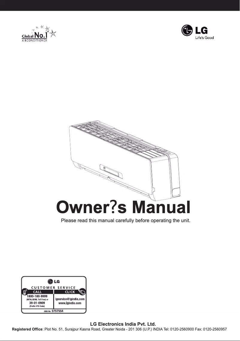 Page n°1 - Manuel utilisateur LG LSA5LW3AF6